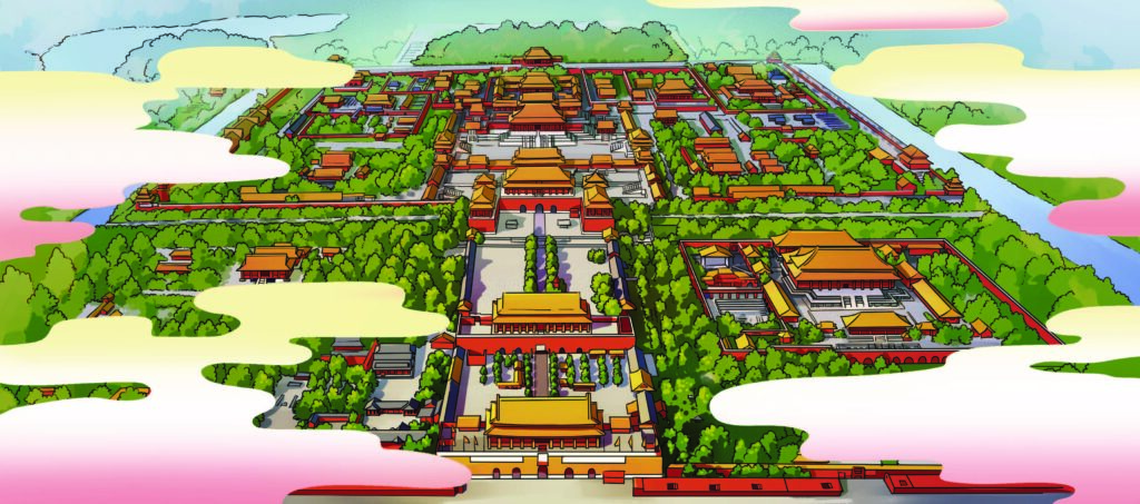 紫禁城、中国の宮殿建築