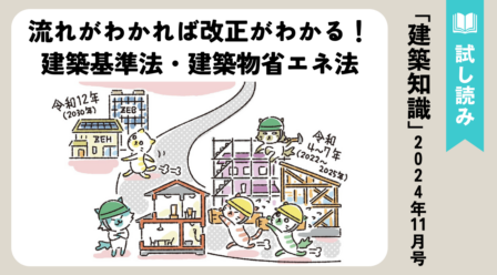 流れがわかれば改正がわかる！建築基準法・建築物省エネ法改正ロードマップ